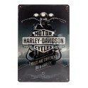 Plaque 3D métal 20x30 cm Harley Davidson: Things are different on a Harley