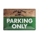 Plaque 3D métal 20x30 cm John Deere : Parking Only
