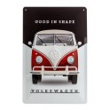 Plaque 3D métal 20x30 cm Combi Volkswagen : Good in shape