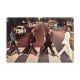 Plaque métal 3D 20x30 cm : Pochette Abbey Road The Beatles