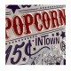 Plaque métal 3D 20x30 cm sous licence : The most delicious Pop-corn in town