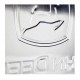 Plaque 3D métal noire 30x40 cm : Logo John Deere