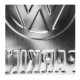 Plaque 3D métal Volkswagen : Parking Only 30 x 40 cm 