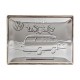 Plaque 3D métal Volkswagen : Combi Let's get lost 30 x 40 cm 