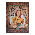 Plaque 3D Métal : Grand gusto d'Italia coffee house 30 x 40 cm