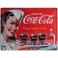 Plaque 3D Métal Coca Cola : Pause & Refresh, 40 x 30 cm