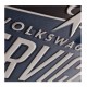 Plaque 3D Métal Volkswagen : Volkswagen Service avec logo VW , 30 x 40 cm