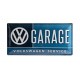 Plaque 3D Métal Volkswagen : Garage, 50 x 25 cm