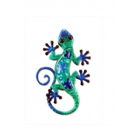 Gecko Vert d'eau, Collection PACIFIC H 15,5 cm