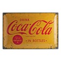 Plaque 3D Métal XL Coca Cola : Drink in Bottle, 60 x 40 cm