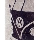 Plaque 3D Métal XL Combi VW : The original Ride, 60 x 40 cm