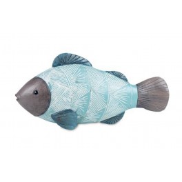 Déco Poisson résine: collection Philippines, L 22 cm