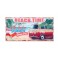 Déco murale Vintage. Plaque Combi Rouge Beach Time : Best Summer, L 60 cm