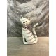 Figurine Chat Collection Mistigri assis de profil, H 18 cm