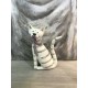 Figurine Chat Collection Mistigri assis de profil, H 23 cm