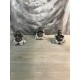 Set 3 mini Bouddha sagesse, Collection Silver
