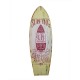 Déco murale vintage : Planche de surf, Mod Summertime summer paradise, H 60 cm
