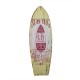 Déco murale vintage : Planche de surf, Mod Summertime summer paradise, H 60 cm