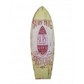 Déco murale vintage : Planche de surf, Mod Summertime summer paradise, H 60 cm