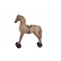 Statuette Cheval Résine : Collection Shabby romantique, H 38 cm