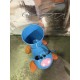 Mini Cache-Pot Vache Bleu, H 25 cm