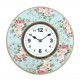 Horloge Florale Shabby Chic, Motifs Roses, Mod 2, Diam 34 cm