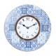 Horloge rétro : Modèle Azulejos, Mod 1, Diam 34 cm