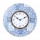 Horloge rétro : Modèle Azulejos, Mod 1, Diam 34 cm