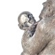 Statuette Gorille XL, Finition Antic Line, H 44 cm