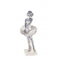 Statuette Danseuse : Petite Ballerine, Mod 1, Taupe clair, H 26 cm