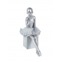 Statuette Danseuse : Petite Ballerine, Mod 2, Argent, H 19 cm