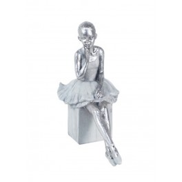 Statuette Danseuse : Petite Ballerine, Mod 2, Argent, H 19 cm