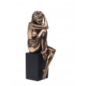 Statuette femme : Volupté, Hauteur 20 cm