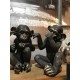 Set 3 Singes de la sagesse, Collection Jungle, H 30 cm