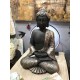 Statuette Bouddha, Collection Black Silver, H 64 cm