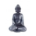 Statuette Bouddha, Collection Black Silver, H 64 cm