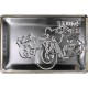 Plaque 3D métal Moto : Road 66, The Mother Road of America, 30 x 20 cm