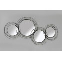 Miroir Design : Ensemble 4 miroirs CIRCLE, L 100 cm
