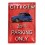 Plaque Citroën 2CV Parking Only (Fond Rouge), 30 x 20 cm