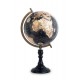 Globe terrestre déco, Petit Modèle La Pérouse, Version Noire, H 39 cm