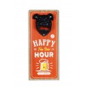 Décapsuleur Mural Vintage : Modèle Happy Hour Chien, H 30 cm