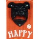 Décapsuleur Mural Vintage : Modèle Happy Hour Chien, H 30 cm