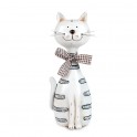Figurine Chat Collection Mistigri Assis, H 22 cm