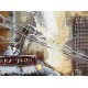 Tableau sur Bois & Métal 3D : Le Tramway Rouge, H 100 cm