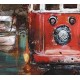 Tableau sur Bois & Métal 3D : Le Tramway Rouge, H 100 cm