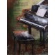 Tableau sur Métal 3D : Piano Colorato, H 100 cm