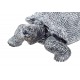 Statuette XL : La Tortue, Collection Perles de strass, L 37 cm