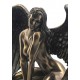 Statuette Femme nue, effet Bronze : Angélique & Sensuelle, Hauteur 13 cm