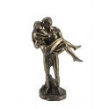 Statuette couple nu, Antic Line : Engagement, L 28 cm