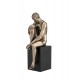Statuette Homme résine : Distention, Antic Line, H 21 cm